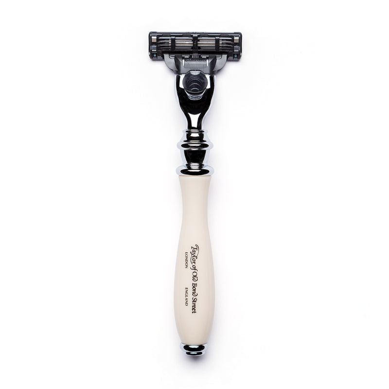 Taylor of Old Bond Street Victorian Fusion Razor, Imitation Ivory